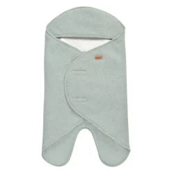 BÉABA Chancelières Et Nids D'ange*Babynomade® double polaire Vert sauge Heathergrey