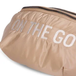 BÉABA Sacs Banane*Banana Bag On The Go Sac De Hanche - Matelassé - Beige Black/gold