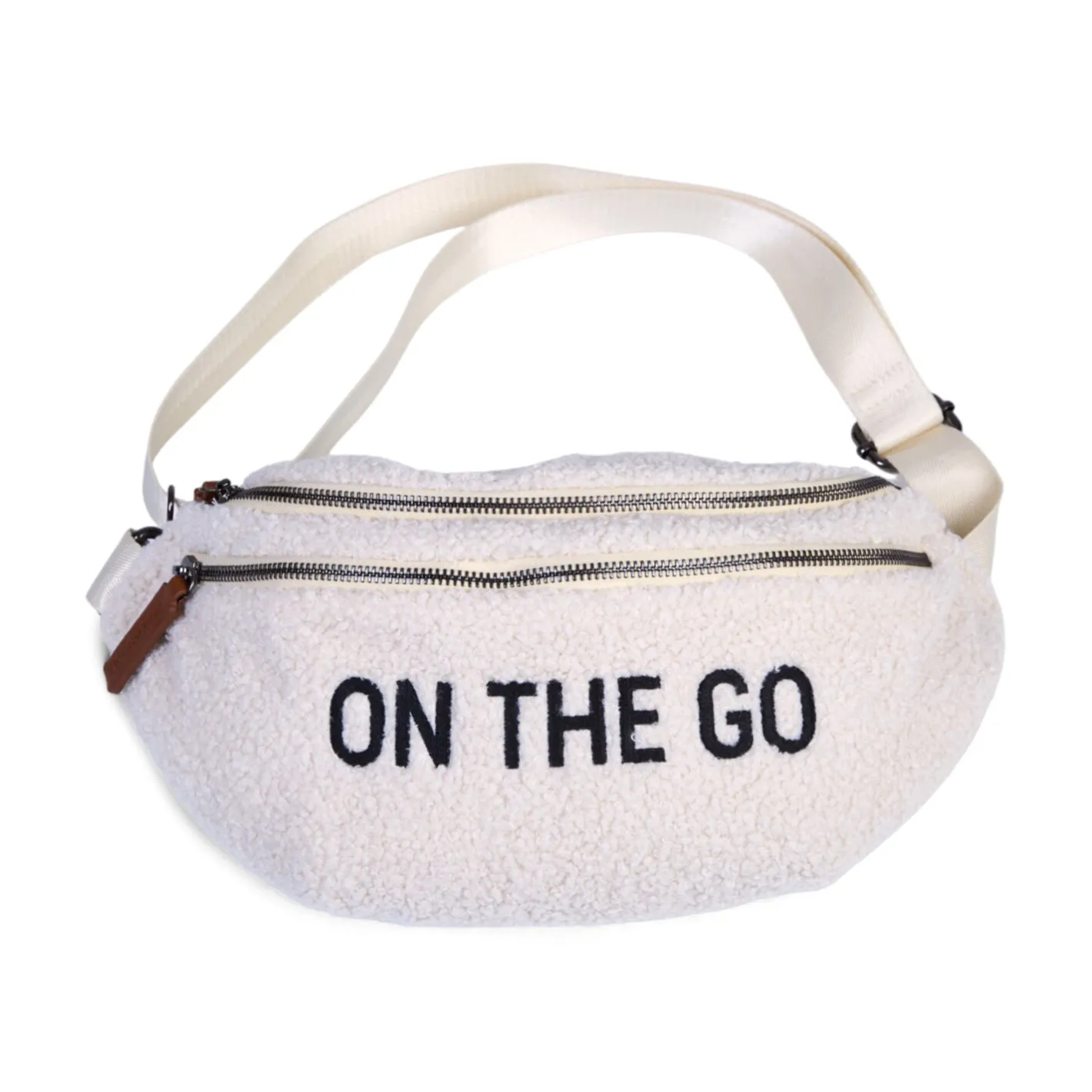 BÉABA Sacs Banane*Banana Bag On The Go Sac De Hanche - Teddy Ecru Black/gold