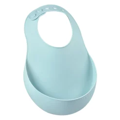 BÉABA Couverts Vaisselle Et Bavoirs*Bavoir silicone Bleu clair Airygreen