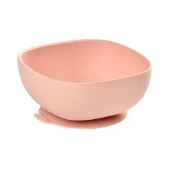 BÉABA Couverts Vaisselle Et Bavoirs*Bol silicone ventouse Rose Green