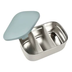 BÉABA Goûter Sain|Couverts Vaisselle Et Bavoirs*Boîte repas inox Bleu Velvetg/drose
