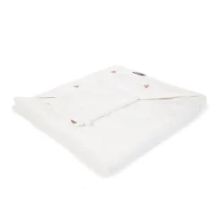 BÉABA Capes De Bain*Cape De Bain + Gant - 80x80 Cm - Jersey - Hearts Beige