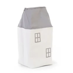 BÉABA Paniers De Rangement*Coffre à jouets House gris cassé