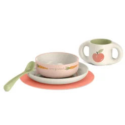 BÉABA Couverts Vaisselle Et Bavoirs*Coffret repas +6m Green
