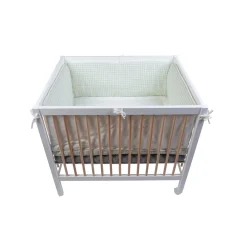 BÉABA Parcs Bébé Et Accessoires*Contour De Parc - 35x340 Cm - Jersey - Forêt - Mousseline Vi Beige