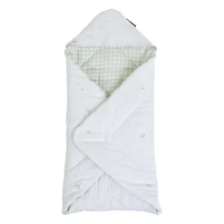 BÉABA Accessoires De Lit|Linges De Lit*Couverture Enveloppante Universelle - 75x75 cm - Jersey - Fo Beige