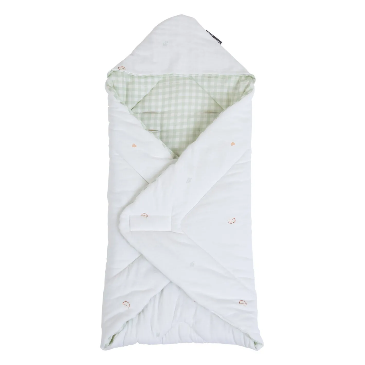 BÉABA Accessoires De Lit|Linges De Lit*Couverture Enveloppante Universelle - 75x75 cm - Jersey - Fo Beige