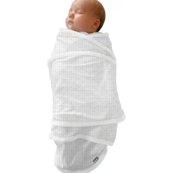BÉABA Emmaillotage*Couverture Miracle™ Leaf White/beige
