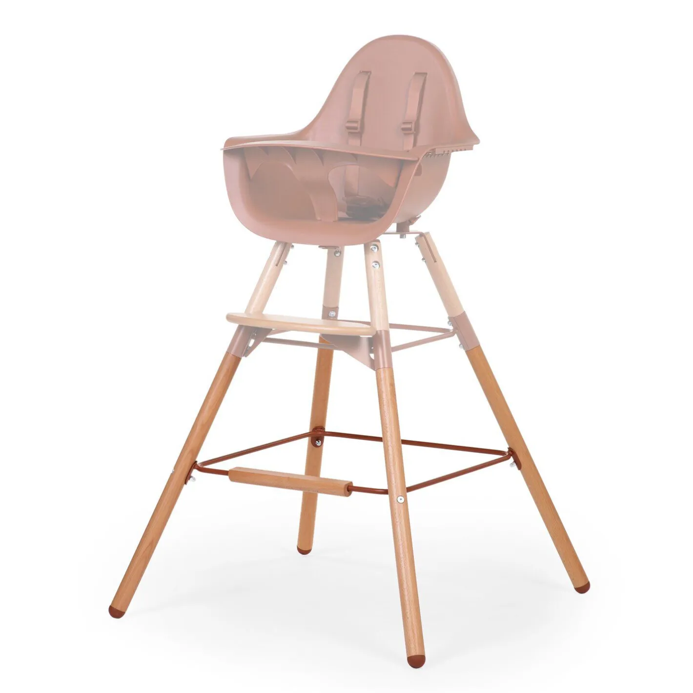 BÉABA Coussins Et Accessoires|Chaises En Bois*Evolu Extra Set De Pieds Longues + Repose Pieds - Bois - Rou Black