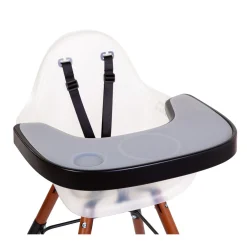 BÉABA Coussins Et Accessoires|Chaises Évolutives*Evolu Tablette De Chaise - Abs - Noir + Napperon En Silicone Anthracite