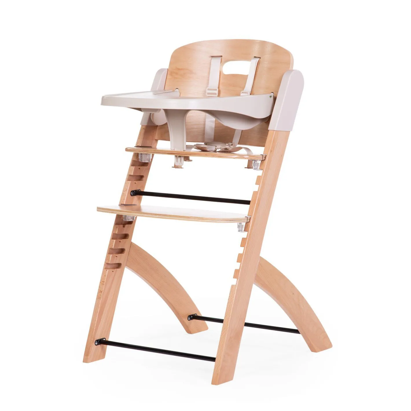 BÉABA Chaises En Bois|Chaises Évolutives*EVOSIT Chaise Evolutive + Tablette Black