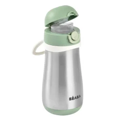 BÉABA Couverts Vaisselle Et Bavoirs|Biberons Et Accessoires*Gourde inox 350 ml Vert sauge Oldpink