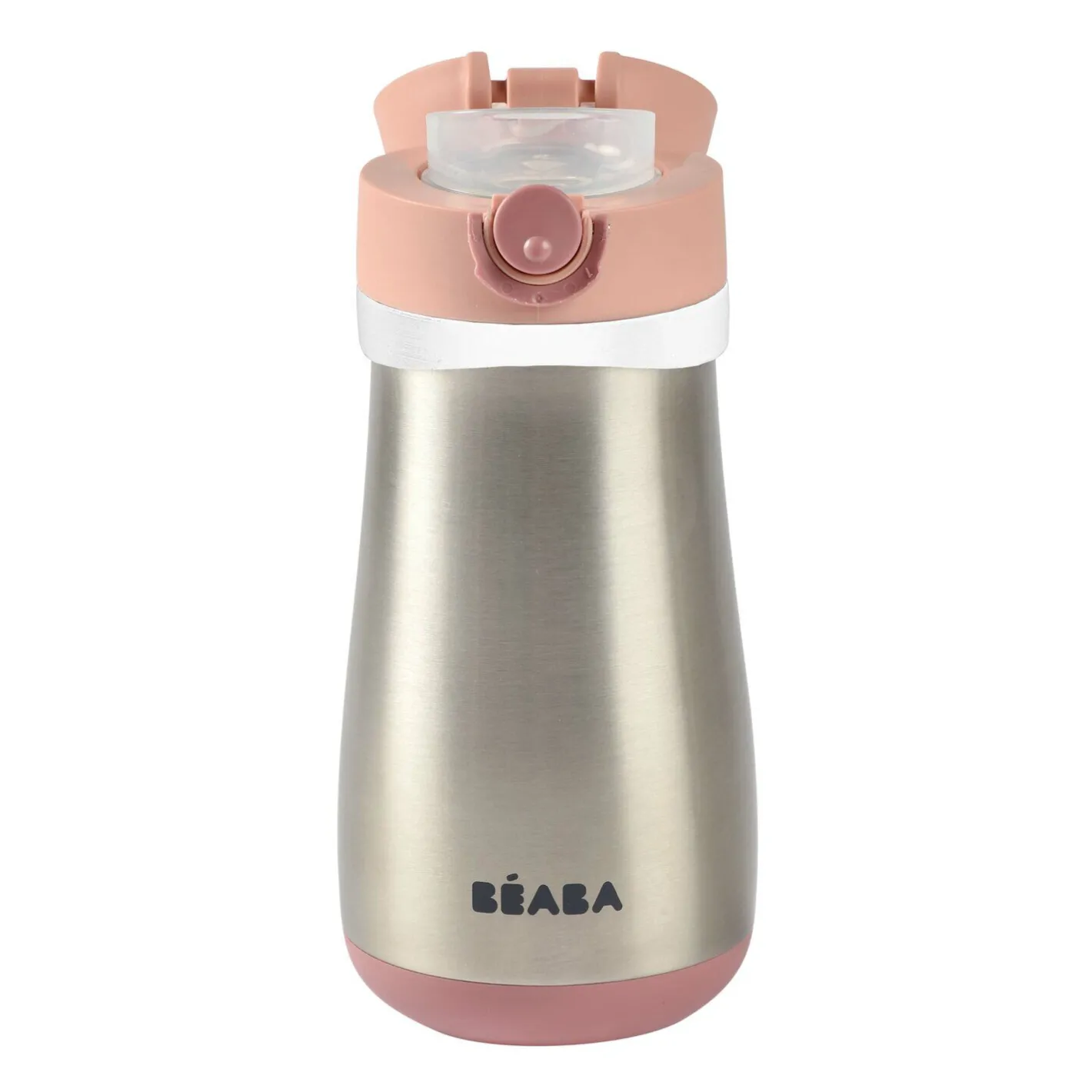 BÉABA Couverts Vaisselle Et Bavoirs|Biberons Et Accessoires*Gourde inox 350 ml Vieux rose Oldpink