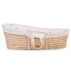 BÉABA Accessoires De Lit|Berceaux Et Couffins*Habillage Panier Moise - Jersey - Hearts Grey