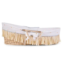 BÉABA Accessoires De Lit|Berceaux Et Couffins*Habillage Panier Moise - Jersey - Gold Dots Grey