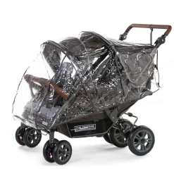 BÉABA Poussettes Et Accessoires*Housse de pluie Quadruple anthracite