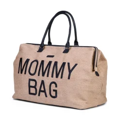 BÉABA Sacs De Voyage|Sacs À Langer*Mommy Bag ® Sac A Langer - Raffia look Black/gold