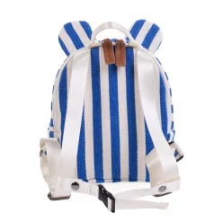 BÉABA Sacs À Dos Enfant|Cartables Enfant*My First Bag Sac a dos Enfant - Rayures - Bleu Electrique Black/gold