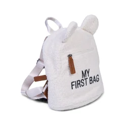 BÉABA Sacs À Dos Enfant|Cartables Enfant*My First Bag Sac A Dos Pour Enfants - Teddy Ecru Black/gold