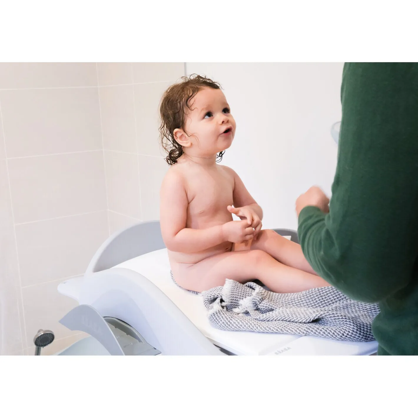 BÉABA Tables À Langer|Baignoires Et Accessoires*Plan à langer Camélé'o Gris Lightmist