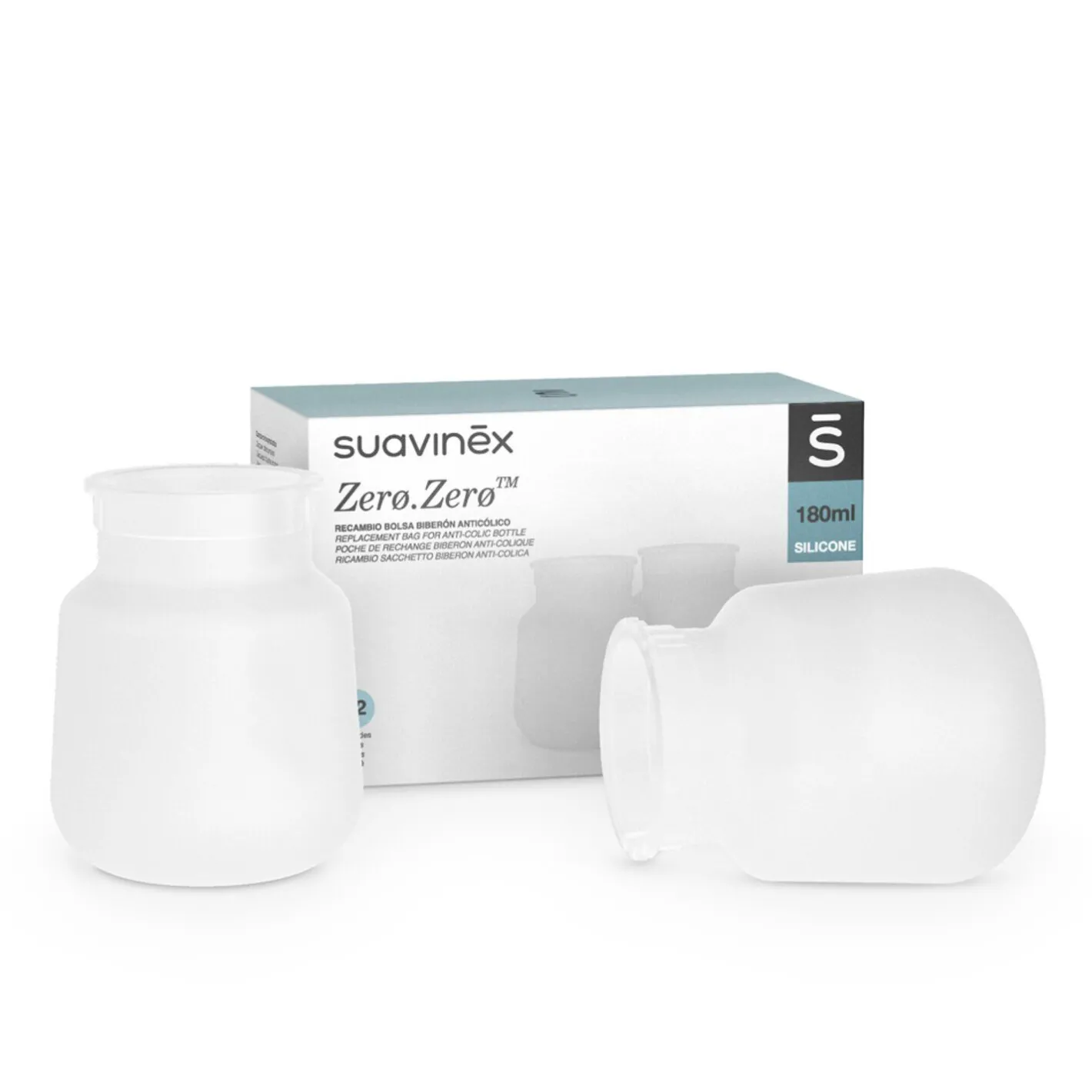 BÉABA Biberons Et Accessoires*Poche de rechange biberon anti-colique ZERO.ZERO 180 ml