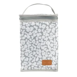 BÉABA Sacs Isotherme Bébé|Goûter Sain*Pochette repas isotherme Fleur de cerisier Black/pinkgold