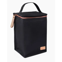 BÉABA Sacs Isotherme Bébé|Goûter Sain*Pochette repas isotherme Noir Black/pinkgold