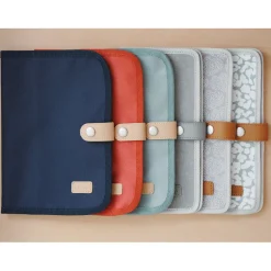 BÉABA Accessoires De Toilette*Protège carnet de santé Gris chiné Cherryblossom