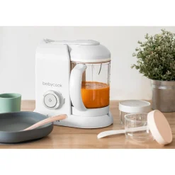 BÉABA Babycook® Solo*Robot cuiseur Babycook® Solo Blanc/Argent Grey