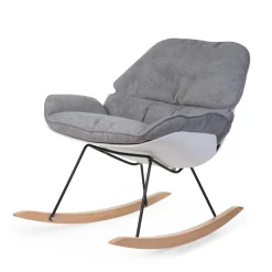 BÉABA Chaises D'allaitement*Rocking Chaise A Bascule Lounge - Blanc Gris Grey/white