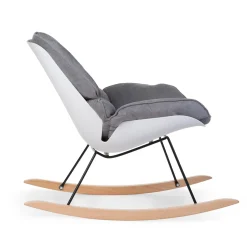 BÉABA Chaises D'allaitement*Rocking Chaise A Bascule Lounge - Blanc Gris Grey/white