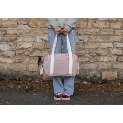 BÉABA Sacs À Langer*Sac à langer Paris Rose poudré Glaciergrey