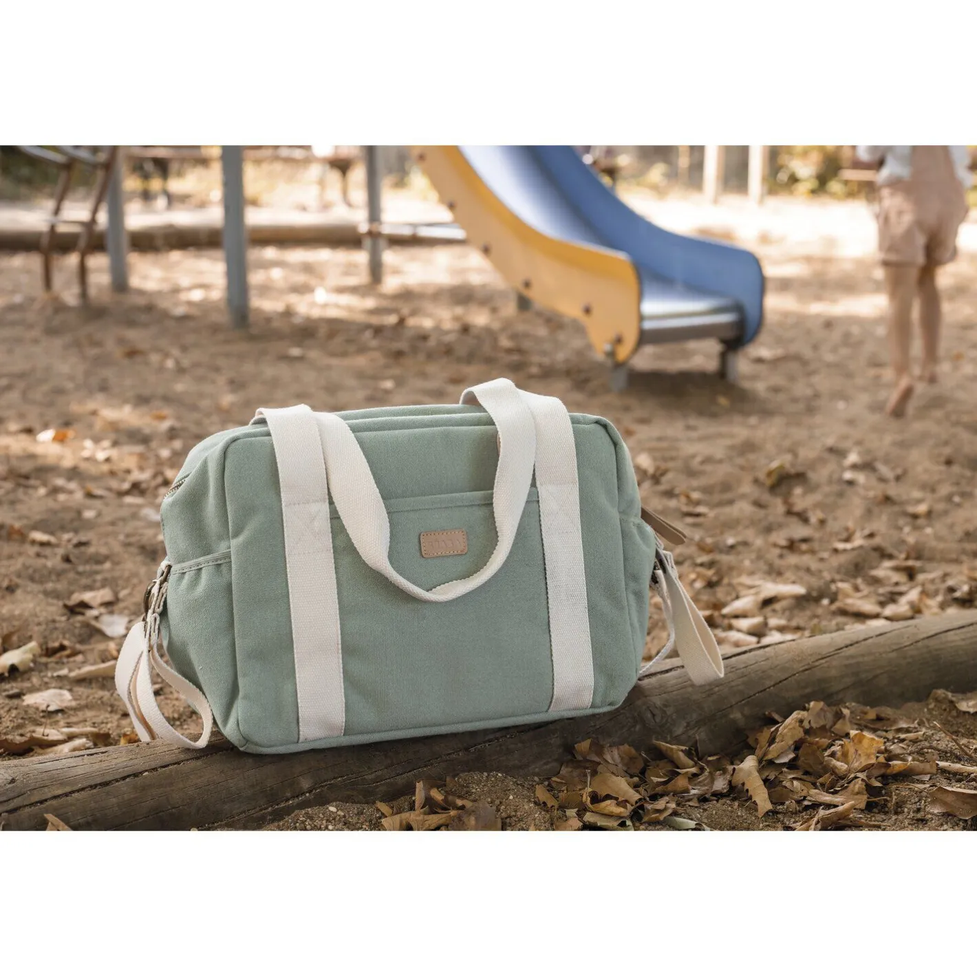 BÉABA Sacs À Langer*Sac à langer Paris Vert sauge Glaciergrey