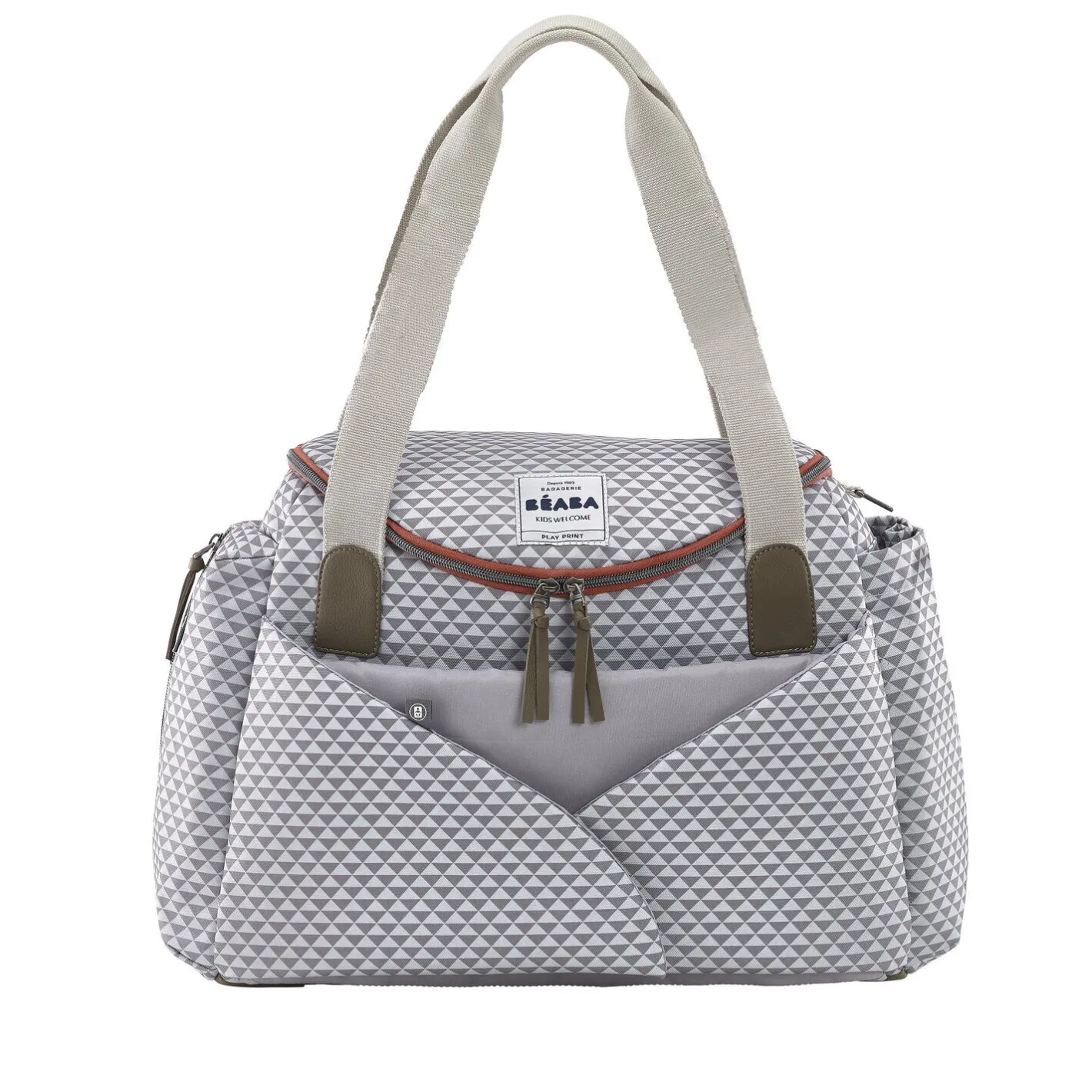 BÉABA Sacs À Langer*Sac à langer Sydney Play print Corail Blue