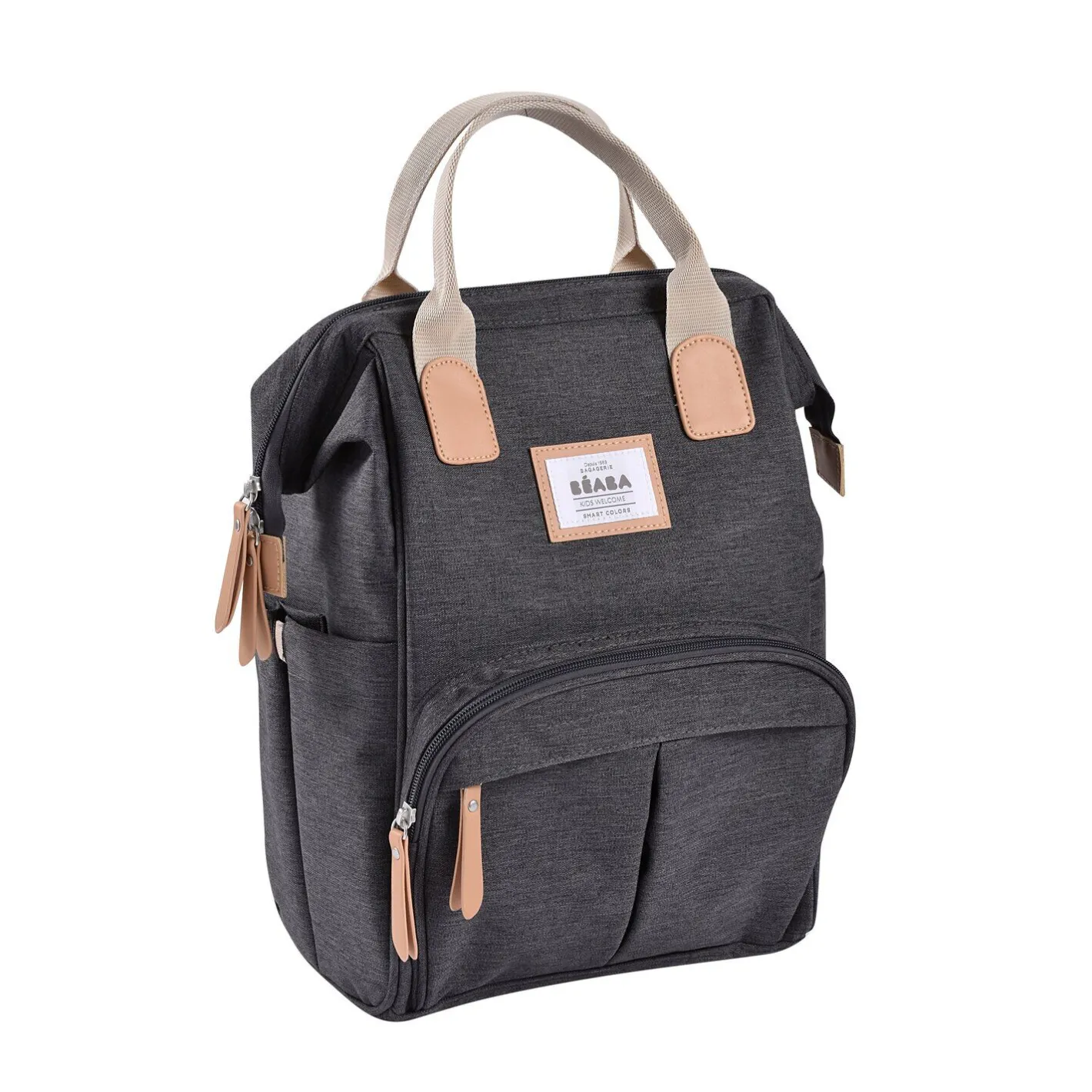 BÉABA Sacs De Voyage|Sacs À Dos À Langer*Sac à langer Wellington Gris Chiné foncé Heathergrey