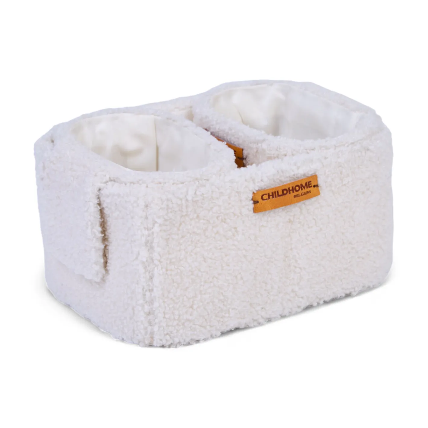 BÉABA Paniers De Rangement*Set Of 3 Hanging Storage Baskets - 21x14x10 Cm + 14x10x10 Cm -Teddy Off white