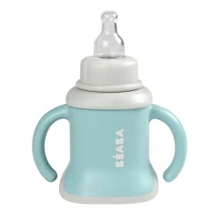 BÉABA Biberons Et Accessoires|Couverts Vaisselle Et Bavoirs*Tasse Evoluclip 3 en 1 Bleu Airygreen