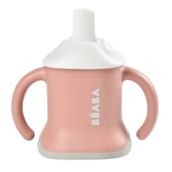BÉABA Couverts Vaisselle Et Bavoirs|Biberons Et Accessoires*Tasse Evoluclip 3 en 1 Vieux rose Airygreen