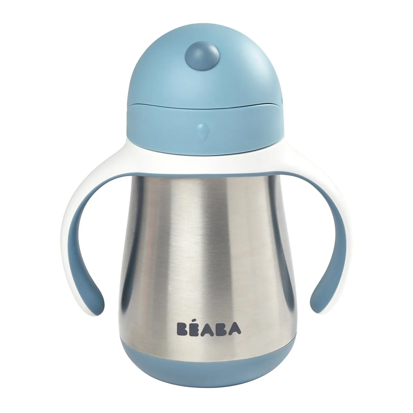 BÉABA Couverts Vaisselle Et Bavoirs|Biberons Et Accessoires*Tasse paille inox 250ml Bleu Windyblue