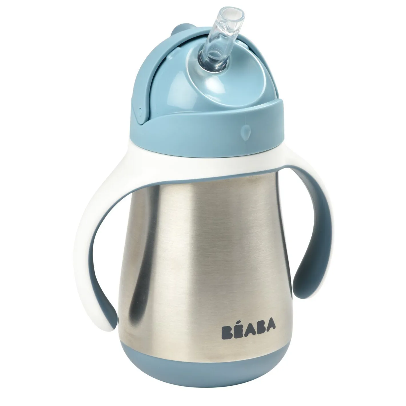 BÉABA Couverts Vaisselle Et Bavoirs|Biberons Et Accessoires*Tasse paille inox 250ml Bleu Windyblue