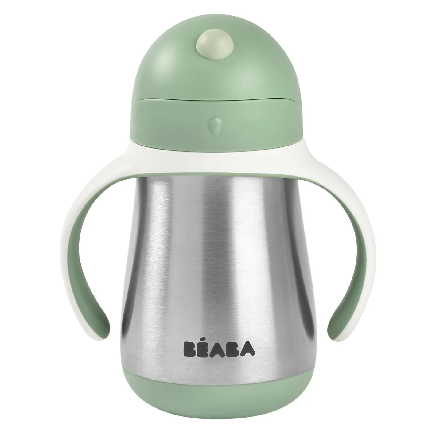 BÉABA Couverts Vaisselle Et Bavoirs*Tasse paille inox 250ml Vert sauge Windyblue