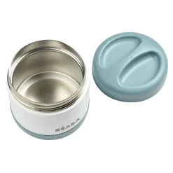 BÉABA Goûter Sain|Pots De Conservation*Thermo-portion inox 500ml Bleu Balticblue