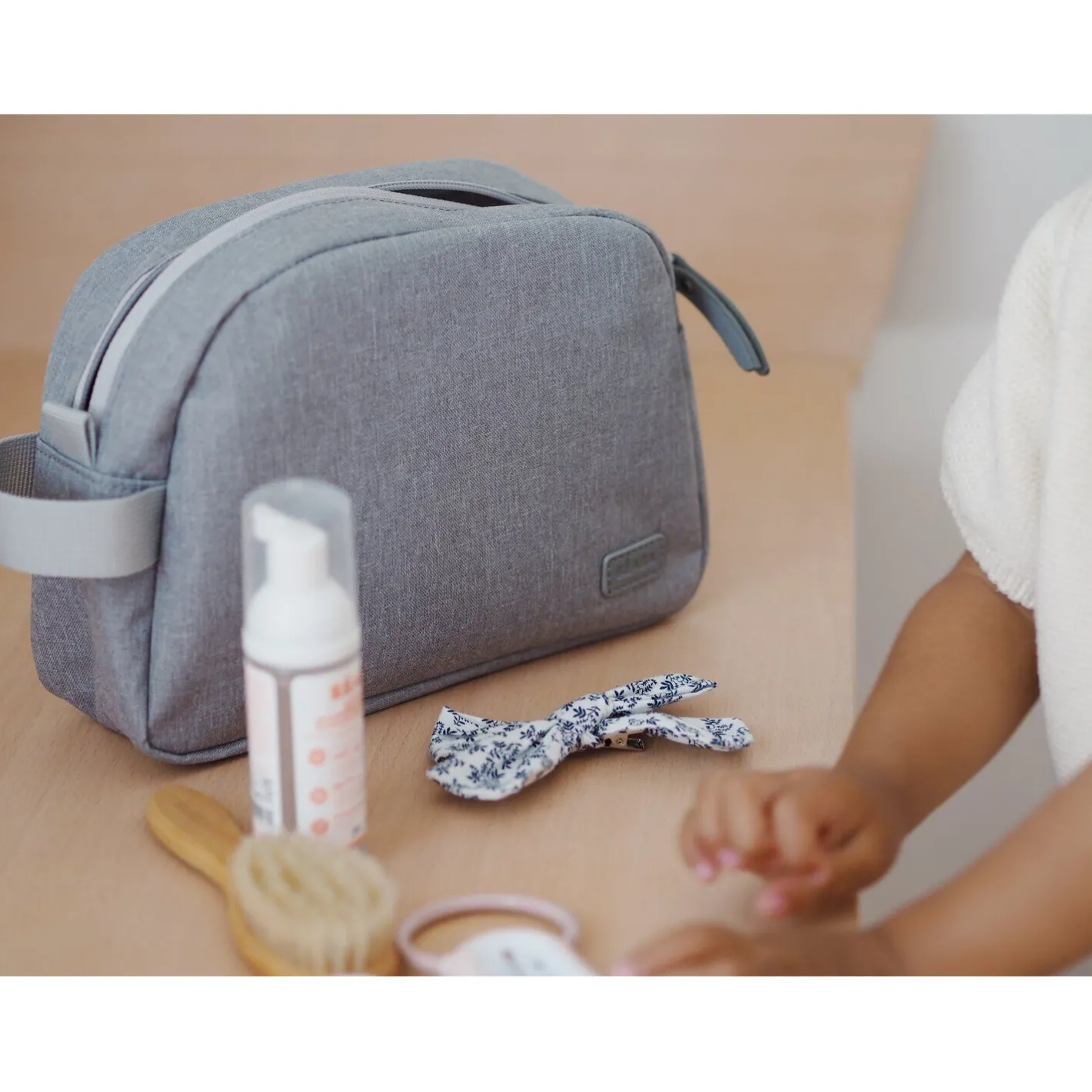 BÉABA Accessoires De Toilette|Baignoires Et Accessoires*Trousse de toilette Gris chiné Cherryblossom